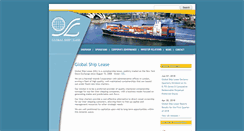 Desktop Screenshot of globalshiplease.com